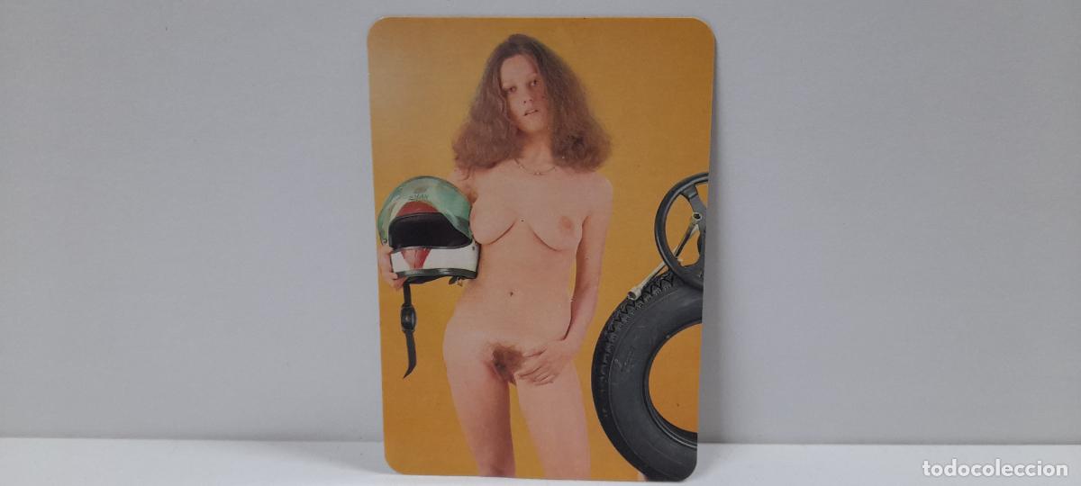 Coleccionismo Calendarios: CALENDARIO DE BOLSILLO CON CHICA . TALLER DE CHAPA Y PINTURA HERMANOS AGUILAR - TENERIFE . A&Ntilde;O 1978