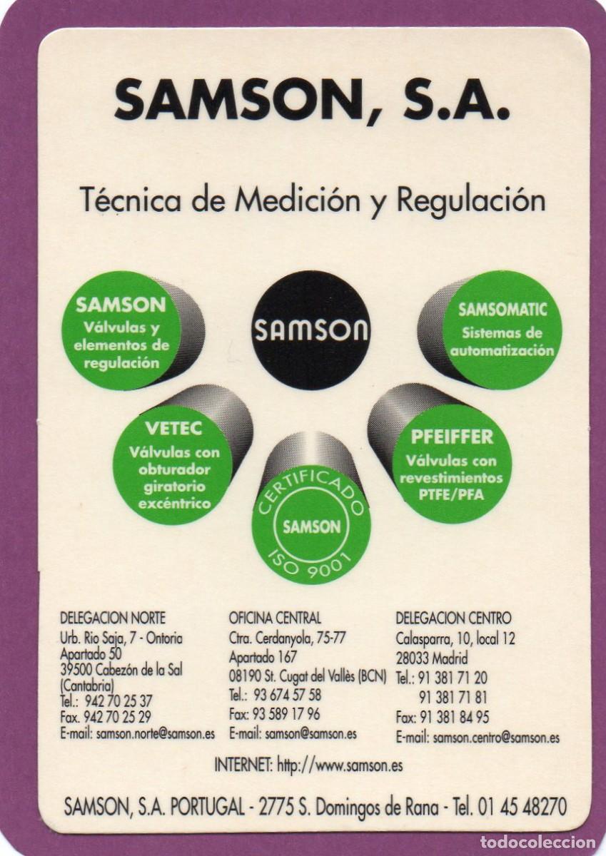 Collezionismo Calendari: Calendario de Publicidad 1999 - SAMSON