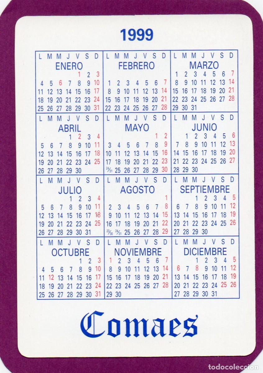 Coleccionismo calendarios: Calendario de Publicidad 1999 - COMAES - Foto 2