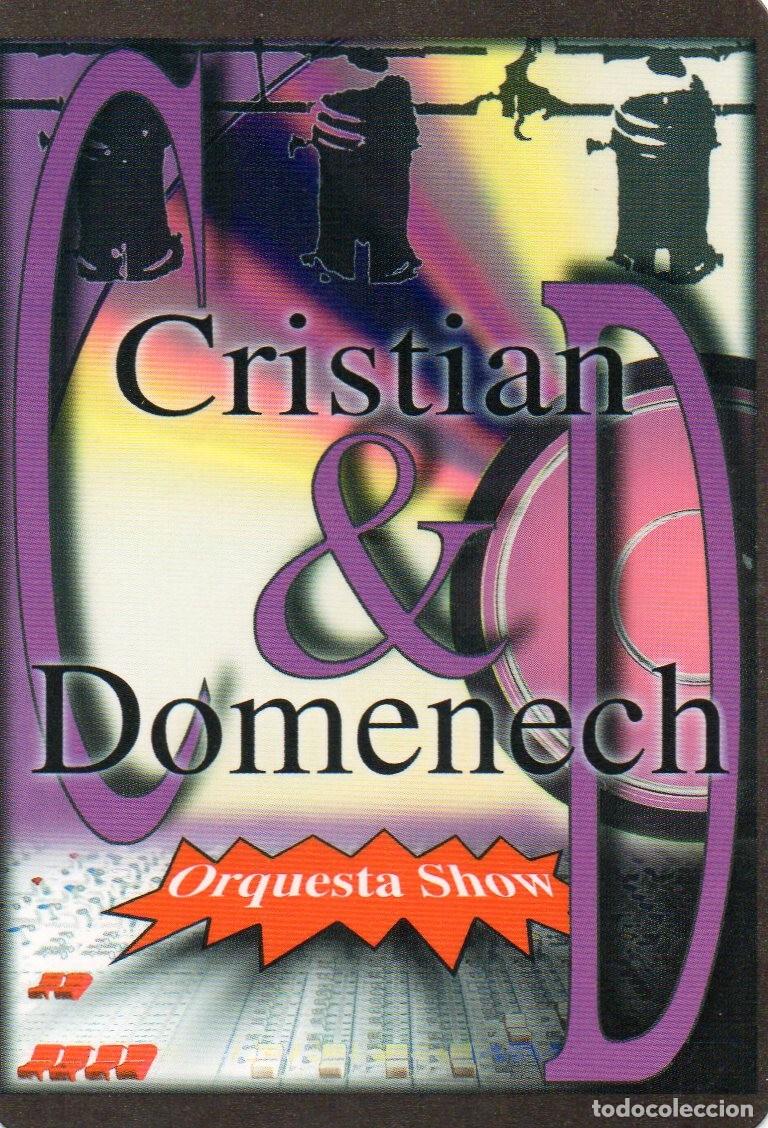 Collezionismo Calendari: Calendario de Publicidad 1999 - CRISTIAN & DOMENECH - ORQUESTA SHOW