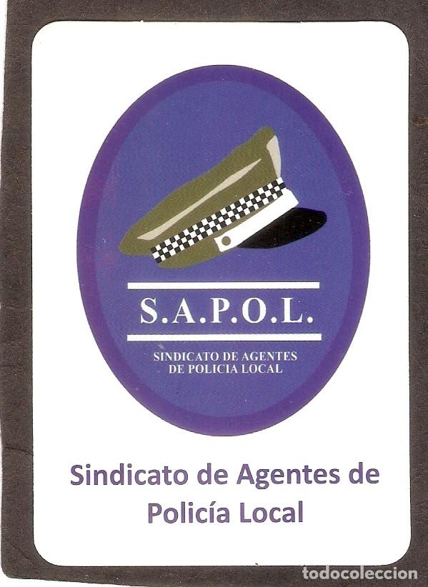Coleccionismo calendarios: CALENDARIO DE BOLSILLO A&Ntilde;O 2014 SINDICATO DE AGENTES DE POLIC&Iacute;A LOCAL - VER FOTO REVERSO