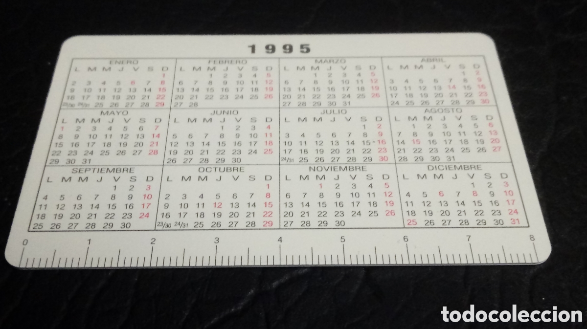Coleccionismo calendarios: Calendario Fnmt 1995 - Foto 2