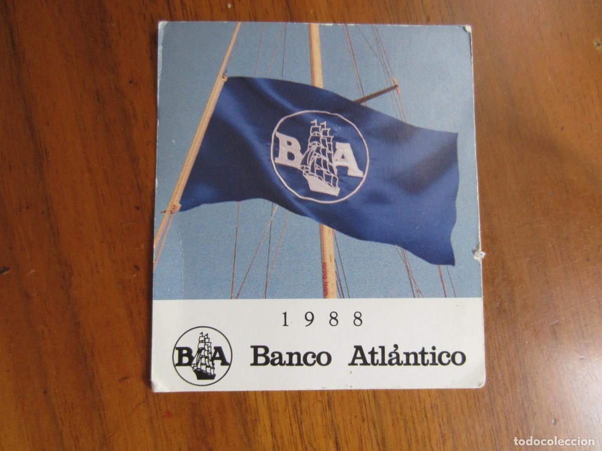 Collectables Calendars: CALENDARIO NO FOURNIER-BANCO ATLANTICO-DEL 1988 VER FOTOS