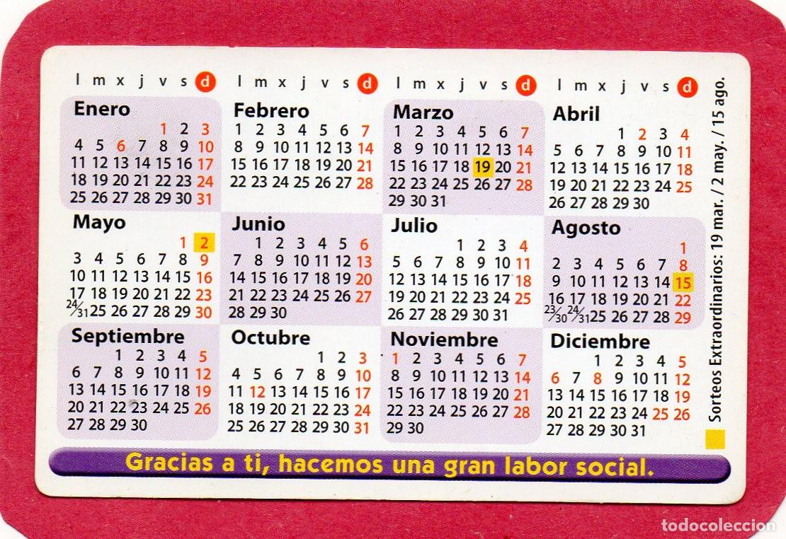 Coleccionismo calendarios: Calendario de Publicidad 2010 - ONCE - Foto 2
