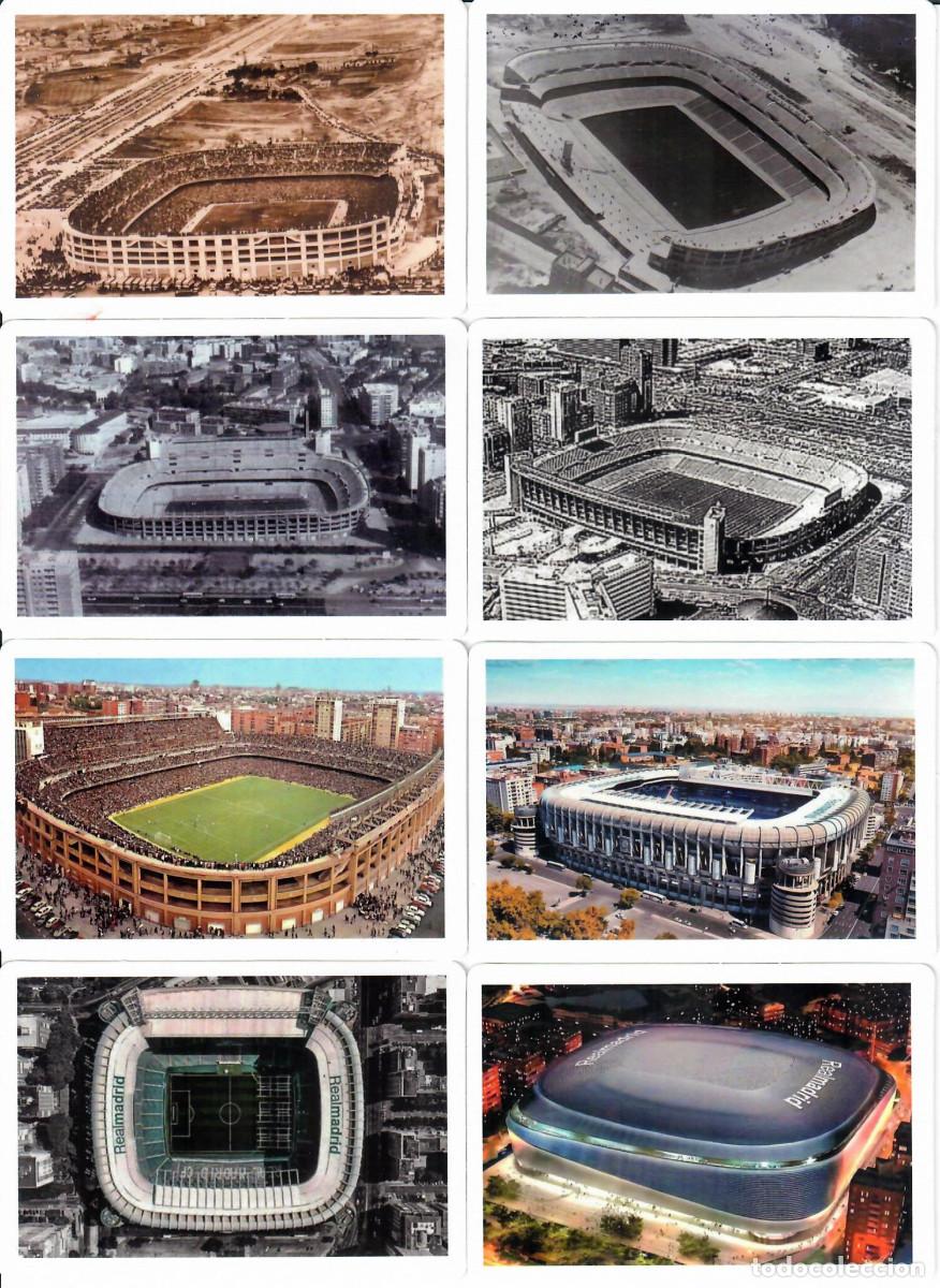 Coleccionismo calendarios: 8 CALENDARIOS DE BOLSILLO FUTBOL - A&Ntilde;O 2025 - ESTADIO SANTIAGO BERNABEU - REAL MADRID