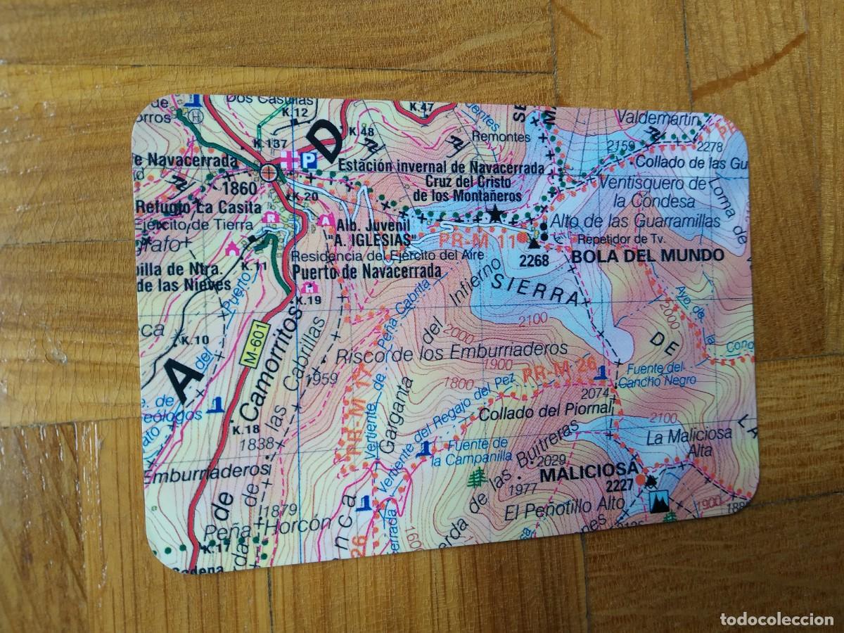 Coleccionismo Calendarios: CALENDARIO MAPA TOPOGRAFICO BOLA DEL MUNDO PUERTO DE NAVACERRADA ESTACION ESQUI A&Ntilde;O 2005 VER FOTOS
