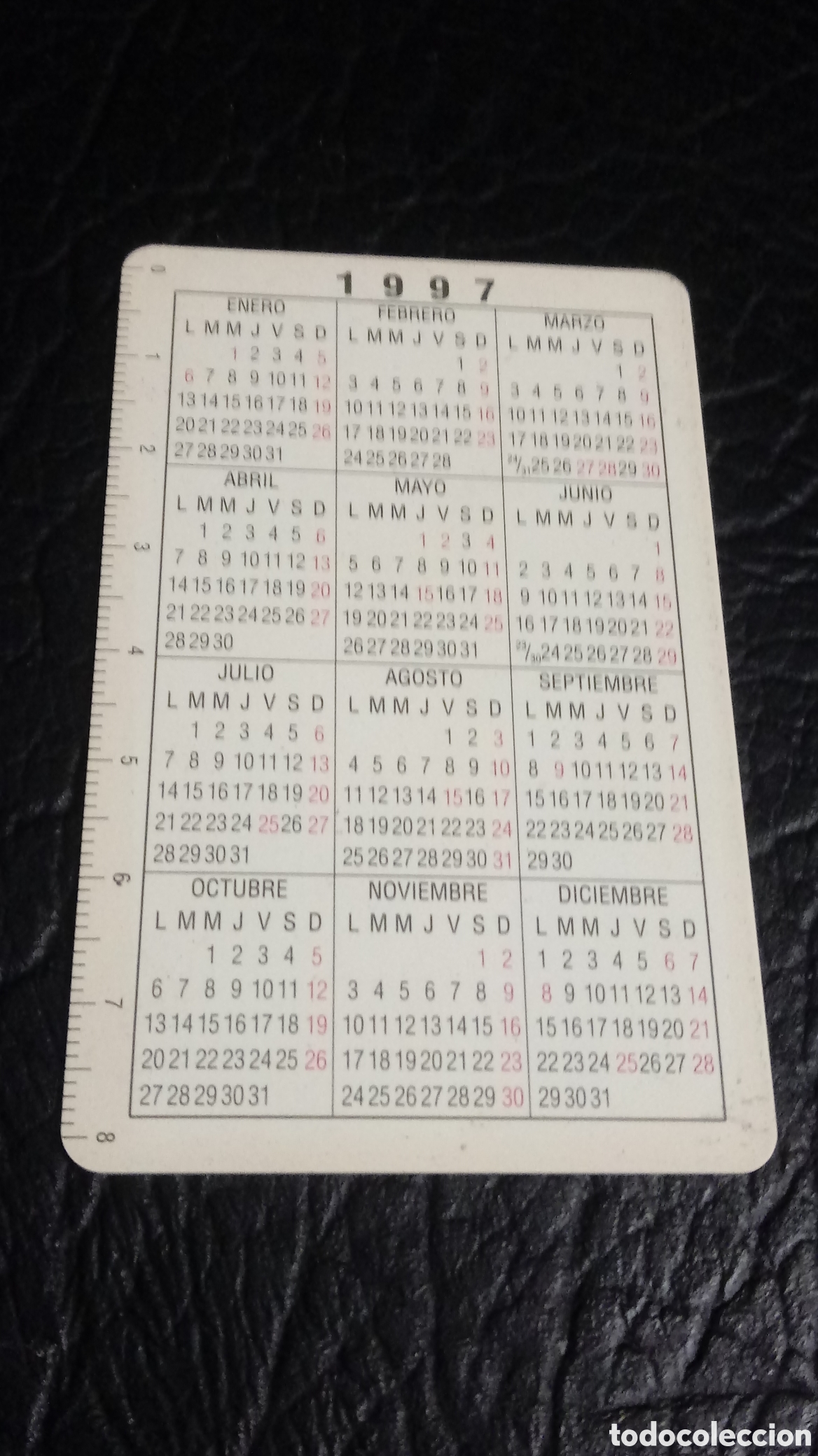 Coleccionismo calendarios: Calendario fnmt 1997 - Foto 2