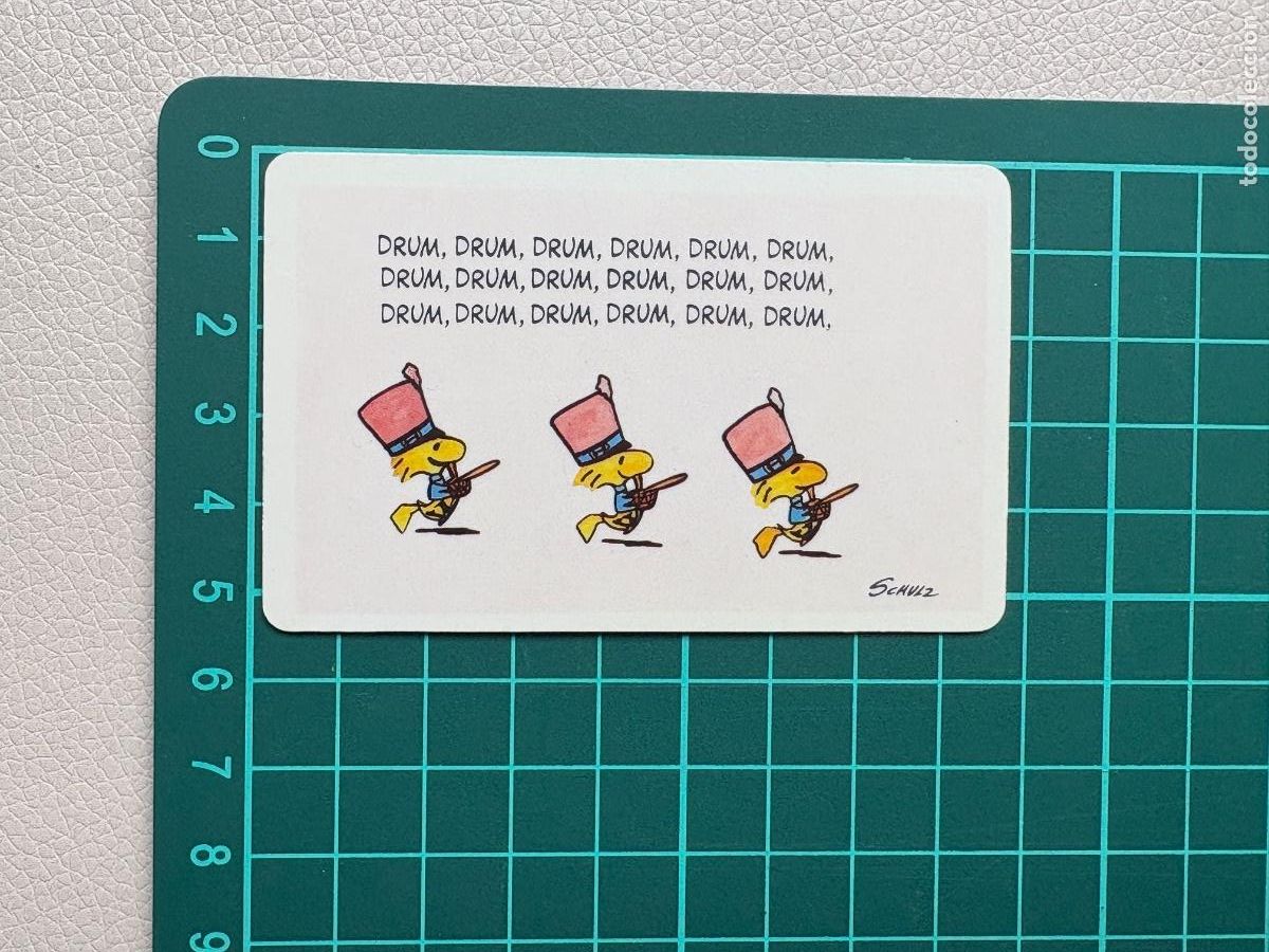 Coleccionismo calendarios: 14. TARJETA SNOOPY REF 1353 EXPRESSION - Foto 1