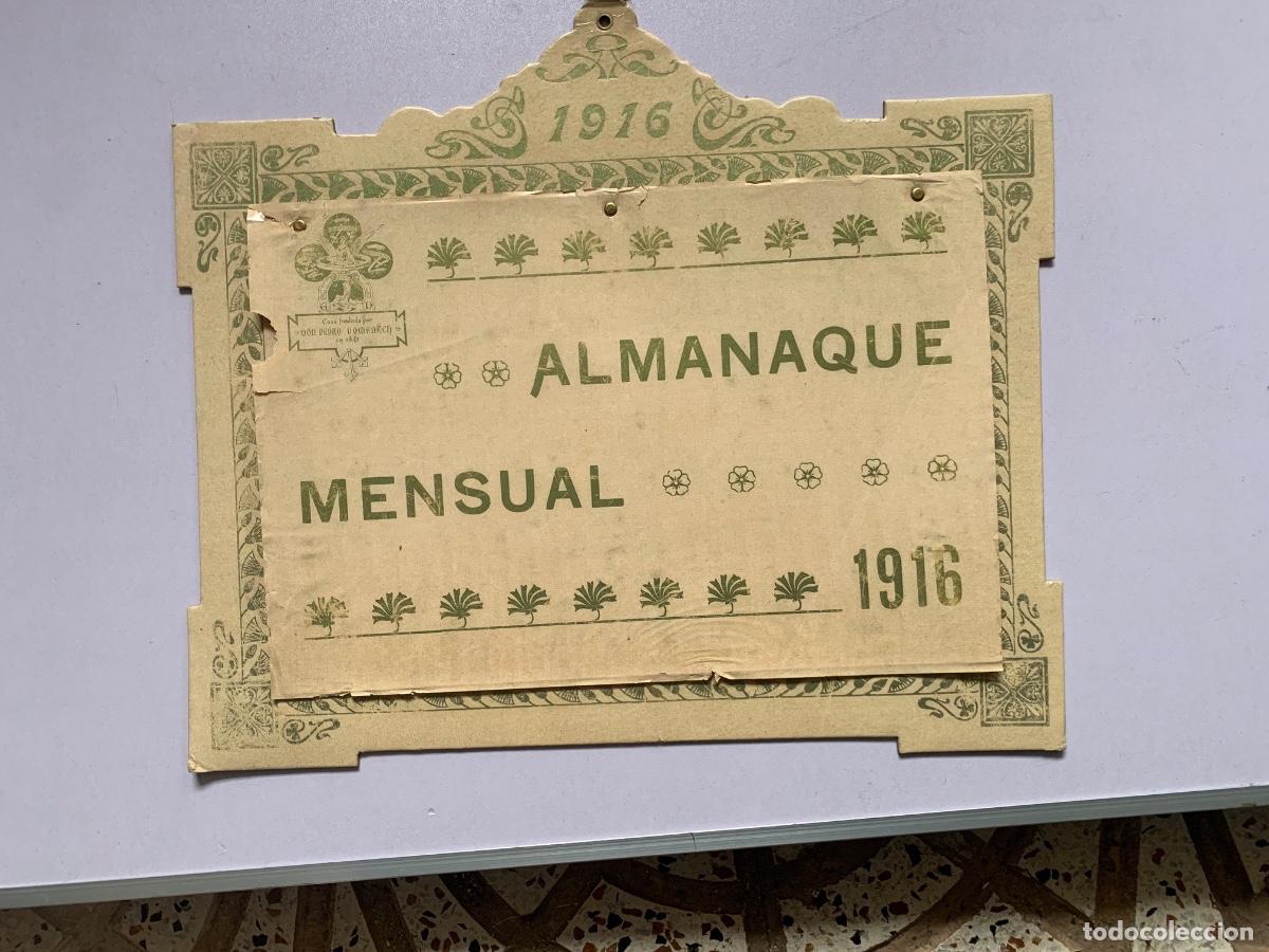 Coleccionismo calendarios: Almanaque mensual de 1916 - Foto 2