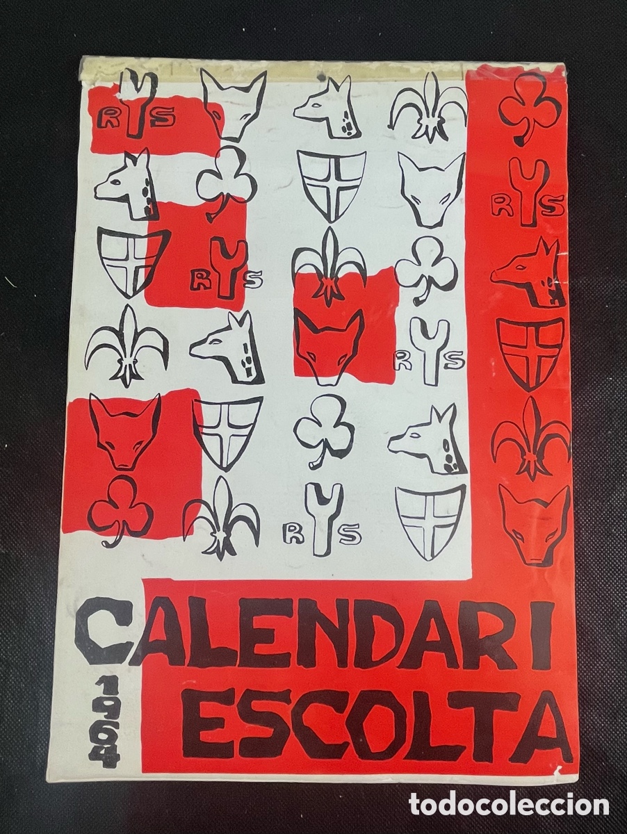 Coleccionismo calendarios: CALENDARI ESCOLTA, ANY 1964 - EDITAT PER A.E.MARE DE DEU DE LA MERC&Eacute; - Foto 1