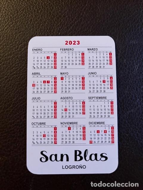 Coleccionismo calendarios: Calendario 2023. san blas. Logro&ntilde;o - Foto 2