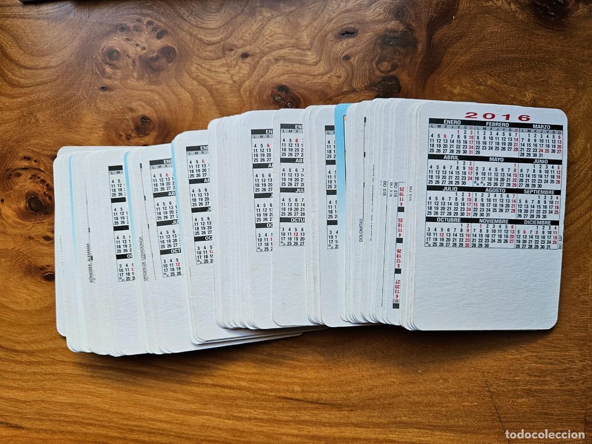 Coleccionismo calendarios: LOTE CALENDARIOS SERIE 2016 - Foto 2