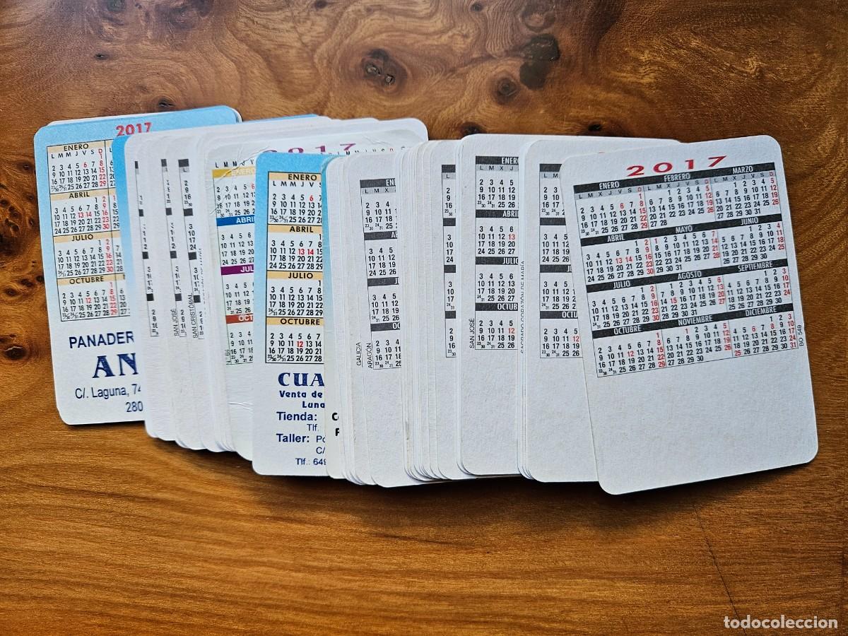 Coleccionismo calendarios: LOTE CALENDARIOS SERIE 2017 - Foto 2