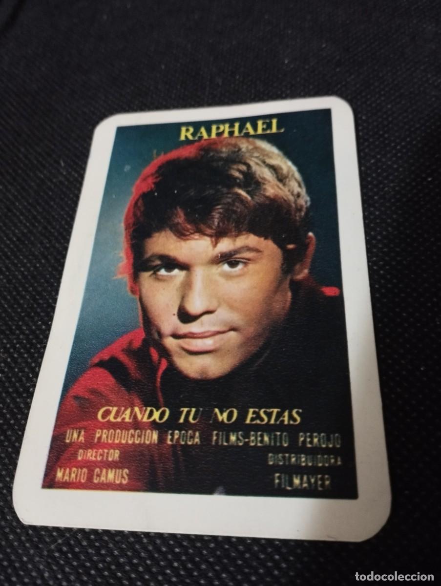 Coleccionismo calendarios: Calendario de 1967 promocional de Raphael - Foto 1