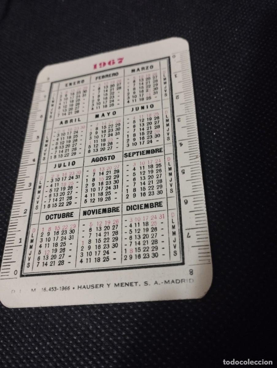 Coleccionismo calendarios: Calendario de 1967 promocional de Raphael - Foto 2