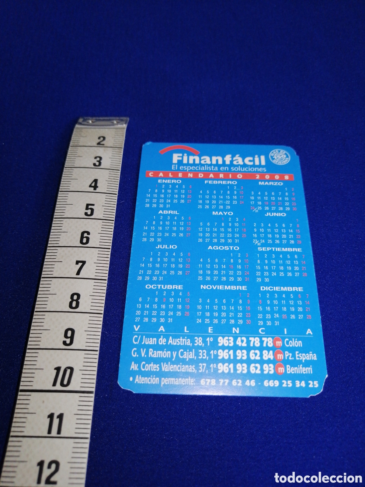 Coleccionismo calendarios: FINANFACIL 2008 CALENDARIO - Foto 2