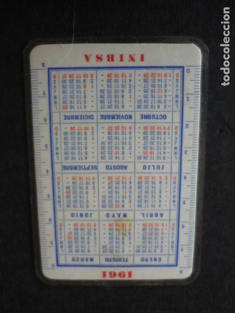 Coleccionismo calendarios: CALENDARIO DE BOLSILLO 1961 INIBSA - Foto 2