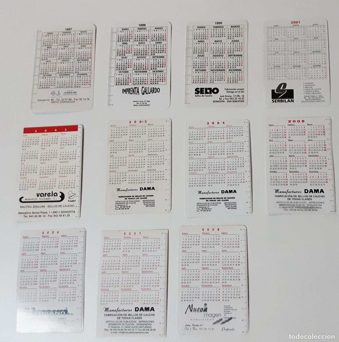 Coleccionismo calendarios: Lote calendarios trodat - Foto 2