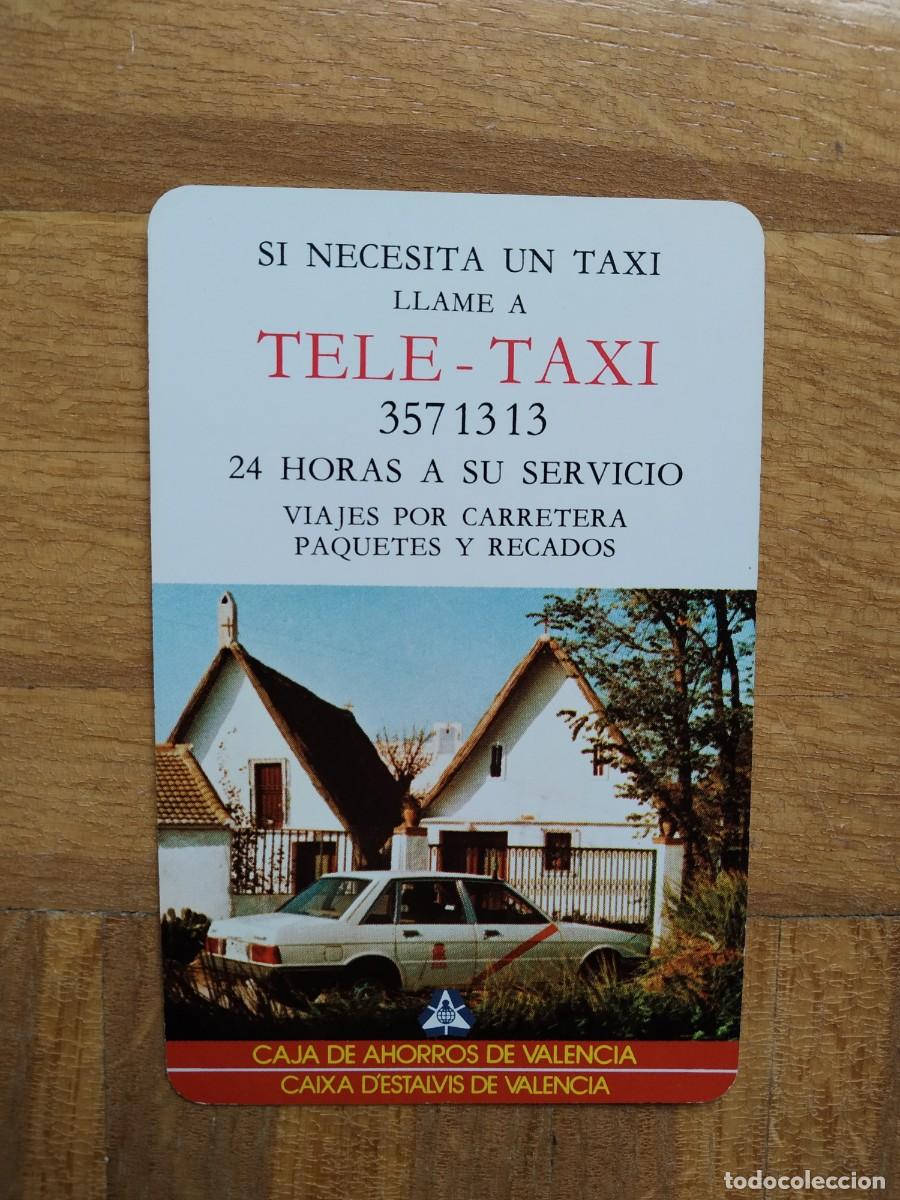 Coleccionismo calendarios: CALENDARIO FOURNIER CAJA DE AHORROS DE VALENCIA TELE TAXI A&Ntilde;O 1985 VER FOTOS NUEVO