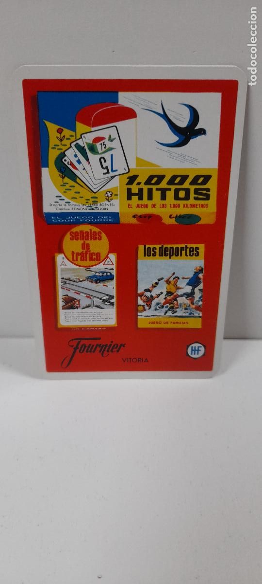 Sammeln von Kalendern: CALENDARIO DE BOLSILLO HERACLIO FOURNIER . EL JUEGO DE LOS 1000 HITOS . FOURNIER . A&Ntilde;O 1972