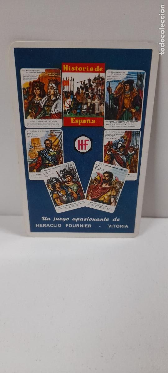 Sammeln von Kalendern: CALENDARIO DE BOLSILLO HISTORIA DE ESPA&Ntilde;A - NAIPES HERACLIO FOURNIER . VITORIA . A&Ntilde;O 1967