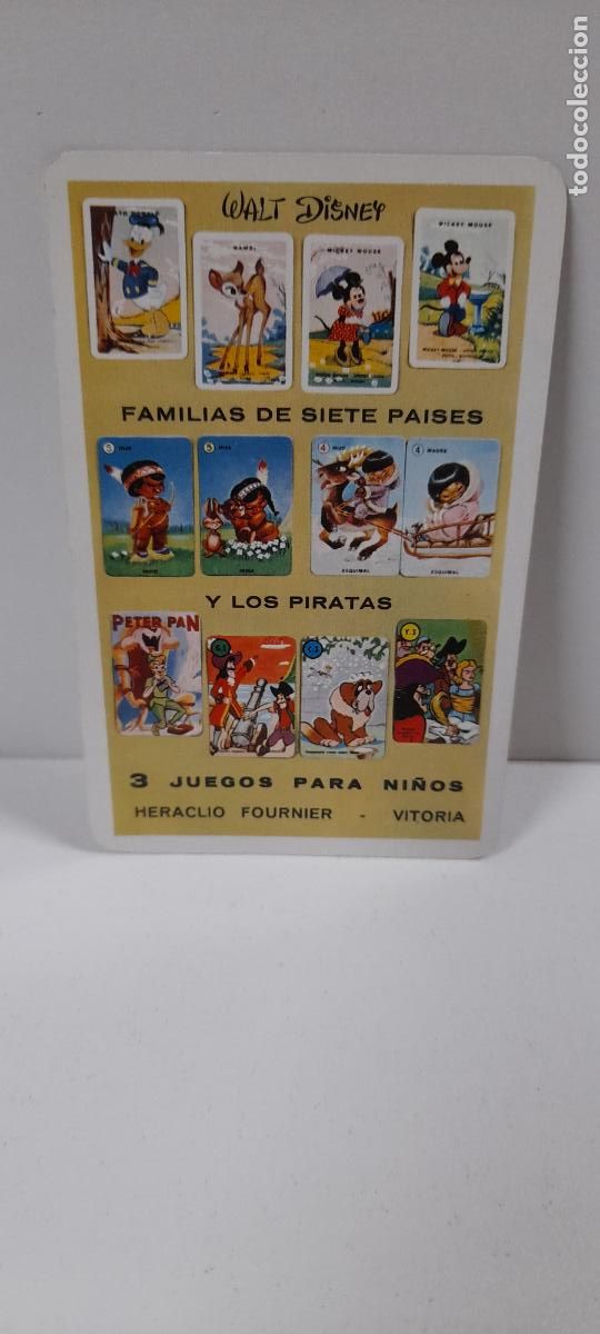 Sammeln von Kalendern: CALENDARIO DE BOLSILLO WALT DISNEY - FAMILIAS Y LOS PIRATAS . H. FOURNIER . VITORIA . A&Ntilde;O 1965