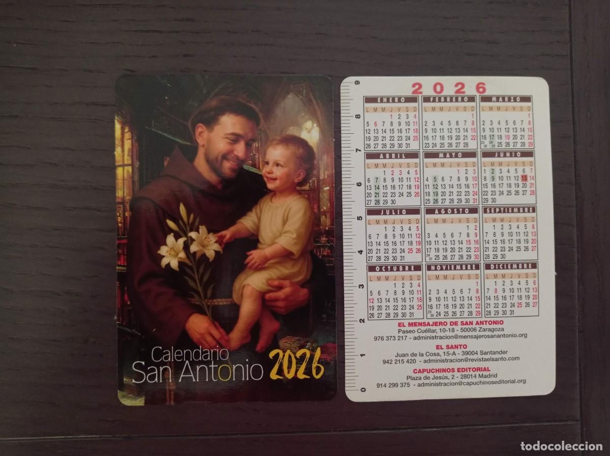 Coleccionismo Calendarios: CALENDARIO PUBLICITARIO. REVISTA EL SANTO. A&Ntilde;O 2026