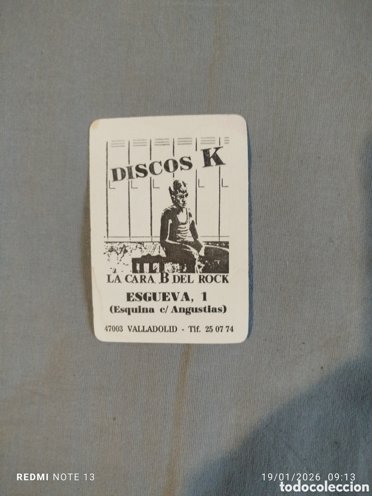 Coleccionismo calendarios: Calendario discos K Valladolid 1990