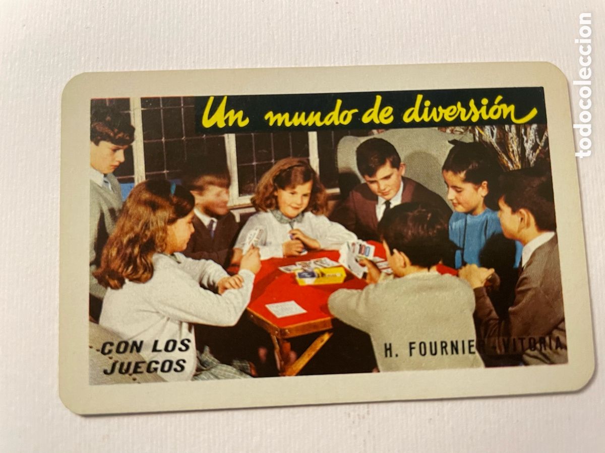 Coleccionismo Calendarios: Calendario Fournier 1970, publicidad de la casa