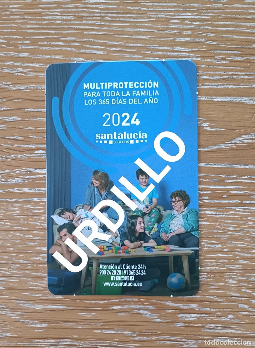 Coleccionismo Calendarios: CALENDARIO BOLSILLO - A&Ntilde;O 2024 - SANTA LUC&Iacute;A SEGUROS
