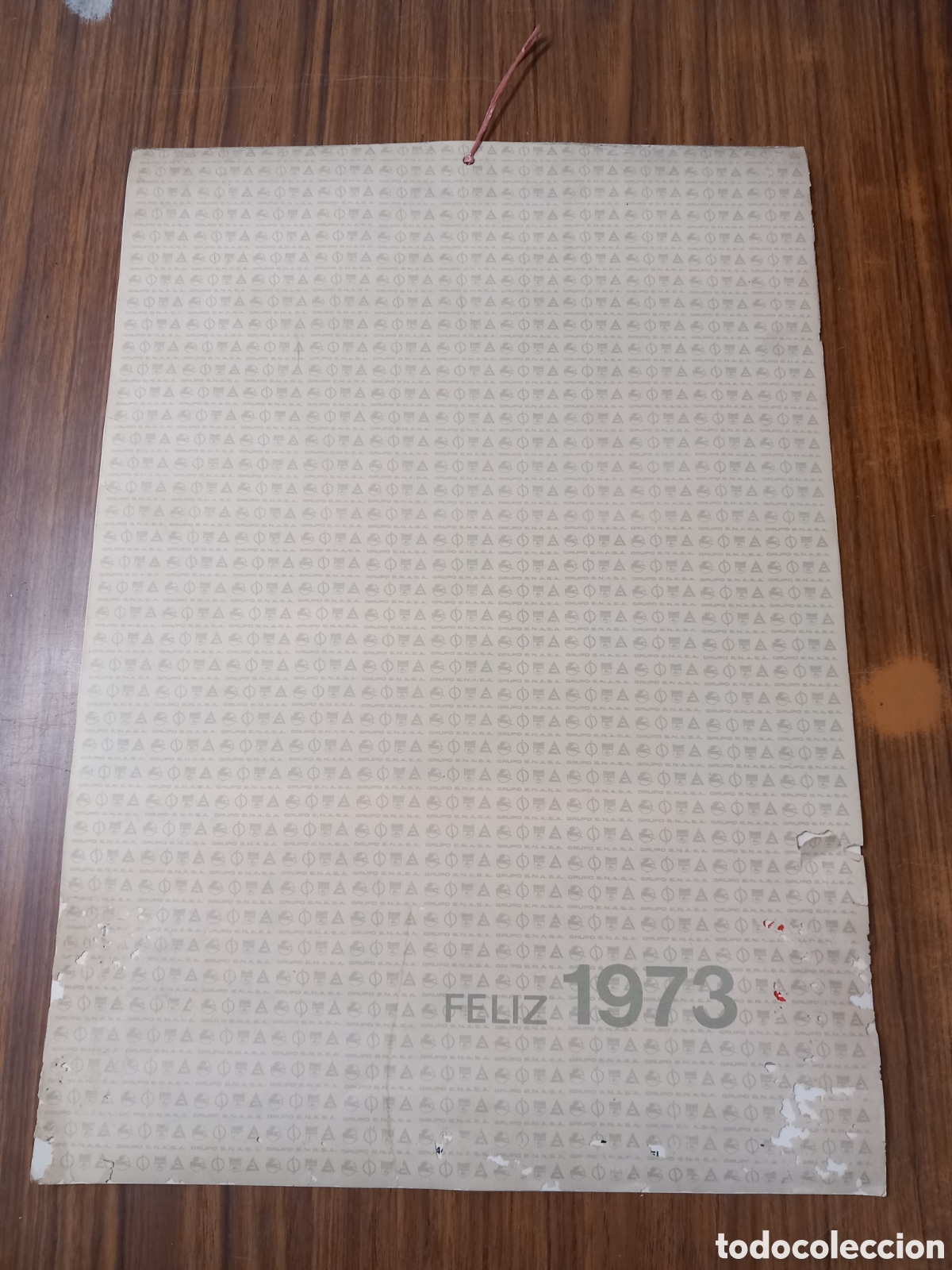 Coleccionismo Calendarios: ANTIGUO CALENDARIO DE PARED PEGASO SAVA E.N.A.S.A A&Ntilde;O 1973 ORIGINAL COMPLETO