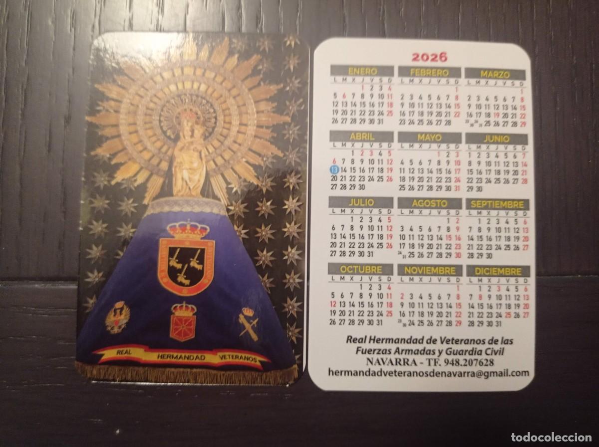 Coleccionismo Calendarios: CALENDARIO PUBLICITARIO. HERMANDAD VETERANOS DE FUERZAS ARMADAS Y GUARDIA CIVIL. NAVARRA. A&Ntilde;O 2026