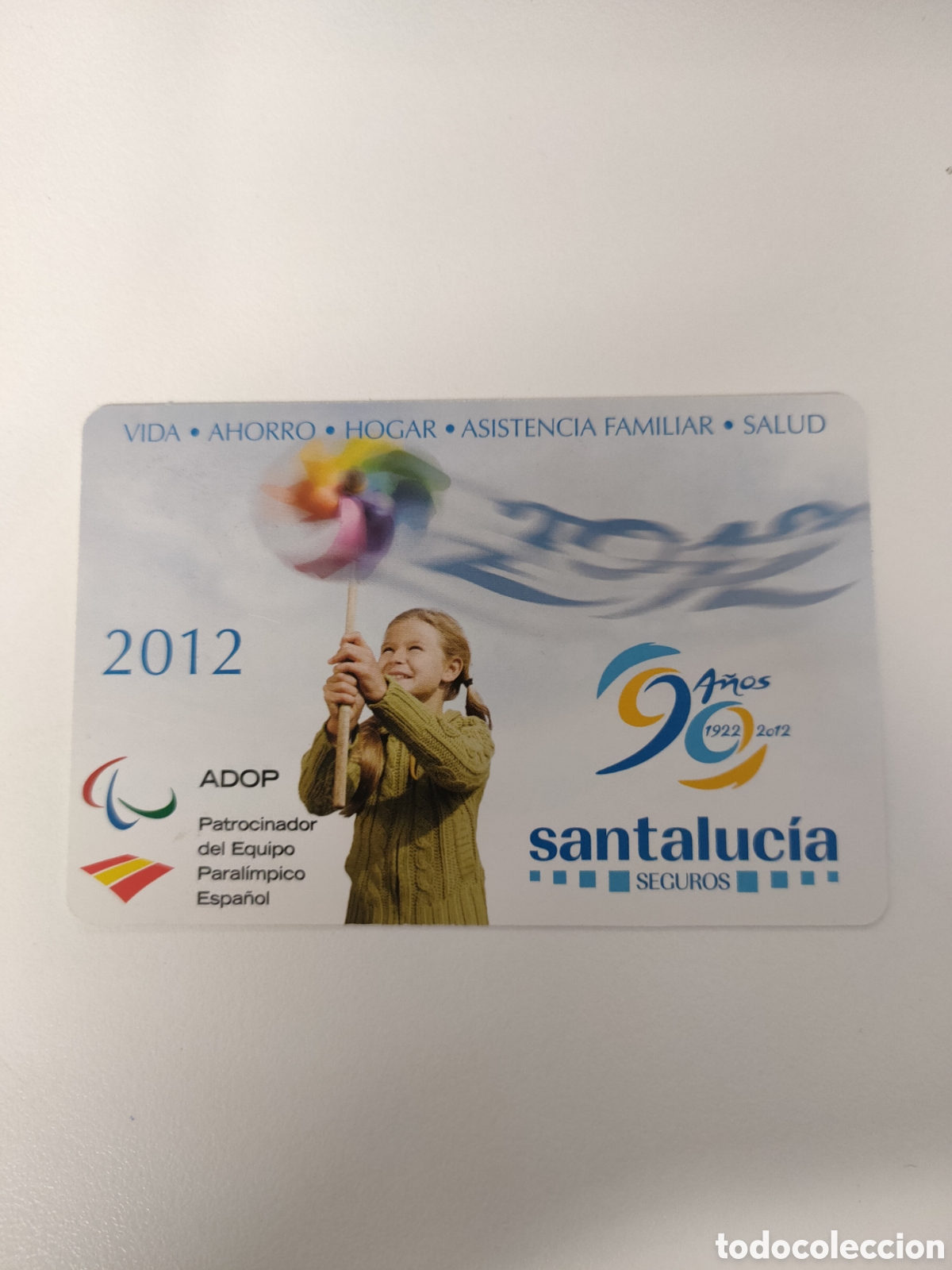 Coleccionismo Calendarios: Seguros Santa Luc&iacute;a A&ntilde;o 2012