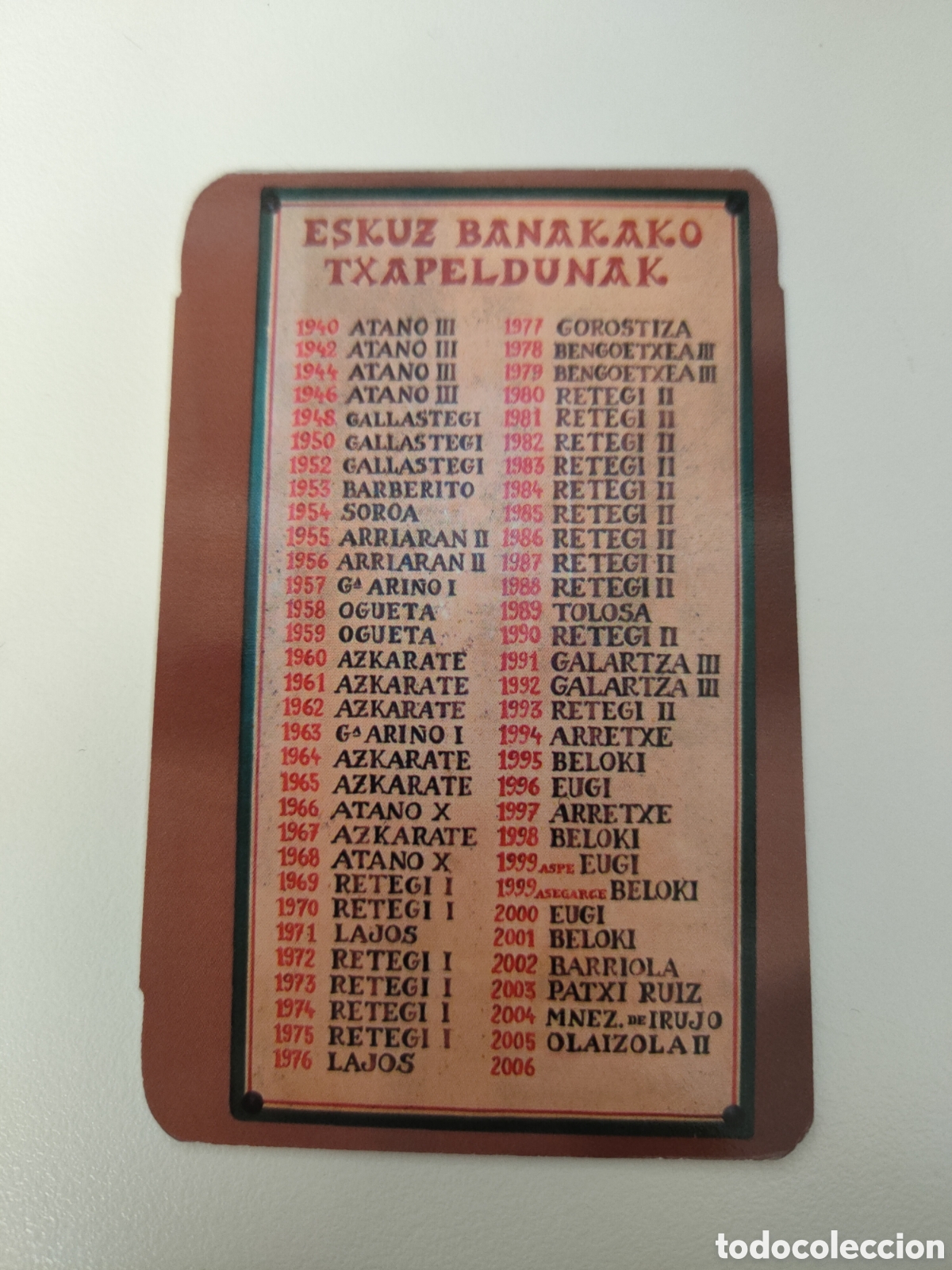 Coleccionismo Calendarios: Calendario Bar Kantxa Iru&ntilde;ea/Pamplona 2006