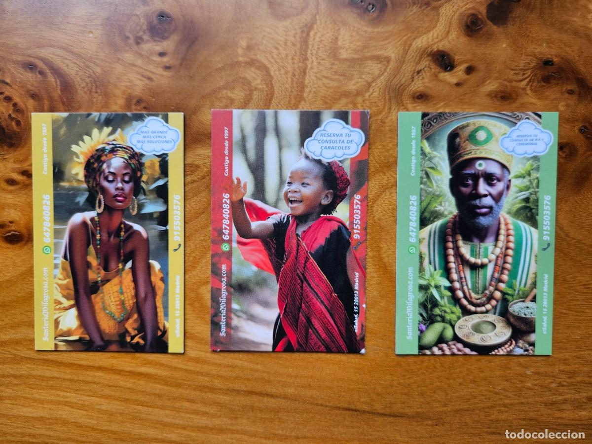 Colecionismo Calend&aacute;rios: 3 CALENDARIOS SANTERIA MILAGROSA 2025