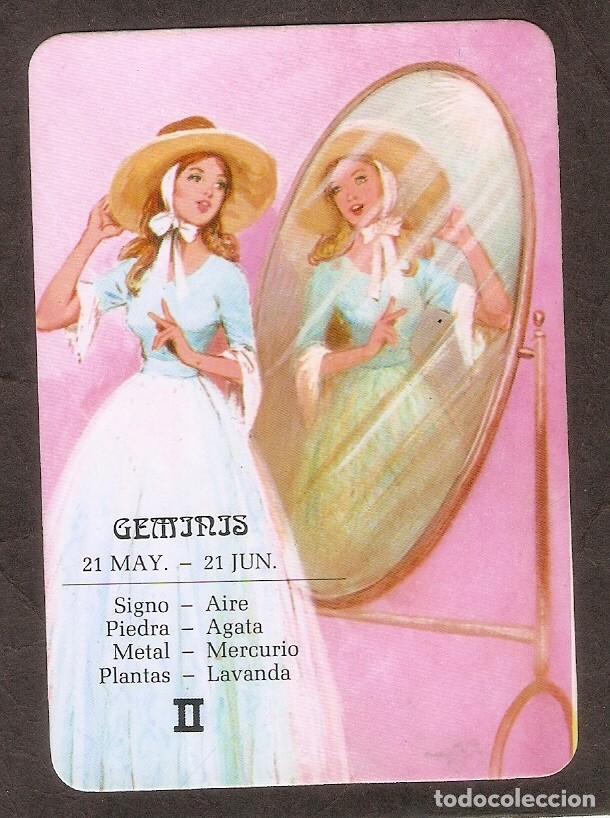 Coleccionismo Calendarios: CALENDARIO DE BOLSILLO A&Ntilde;O 1985 HOR&Oacute;SCOPOS - GEMINIS - CHICA - VER FOTO REVERSO