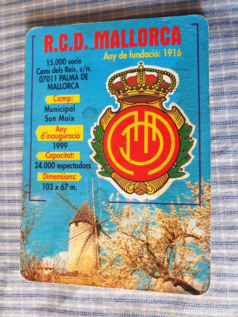 Collectionnisme Calendriers: Calendario f&uacute;tbol R.C.D. Mallorca. A&ntilde;o 2001. Papeler&iacute;a Palmesana. Palma.