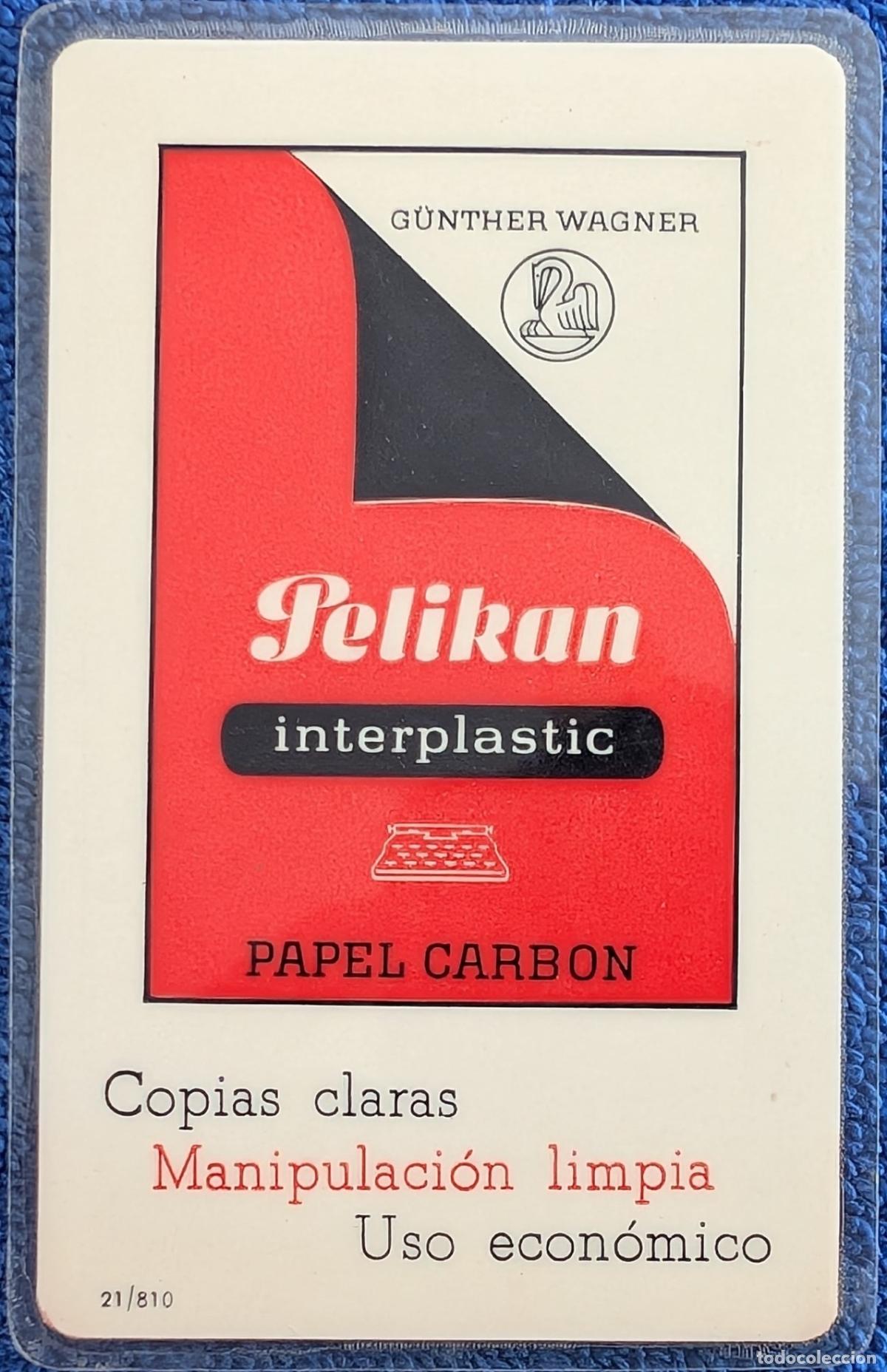 Coleccionismo Calendarios: Calendario de bolsillo - Interplastic - Pelikan (1969) &iexcl;Plastificado!