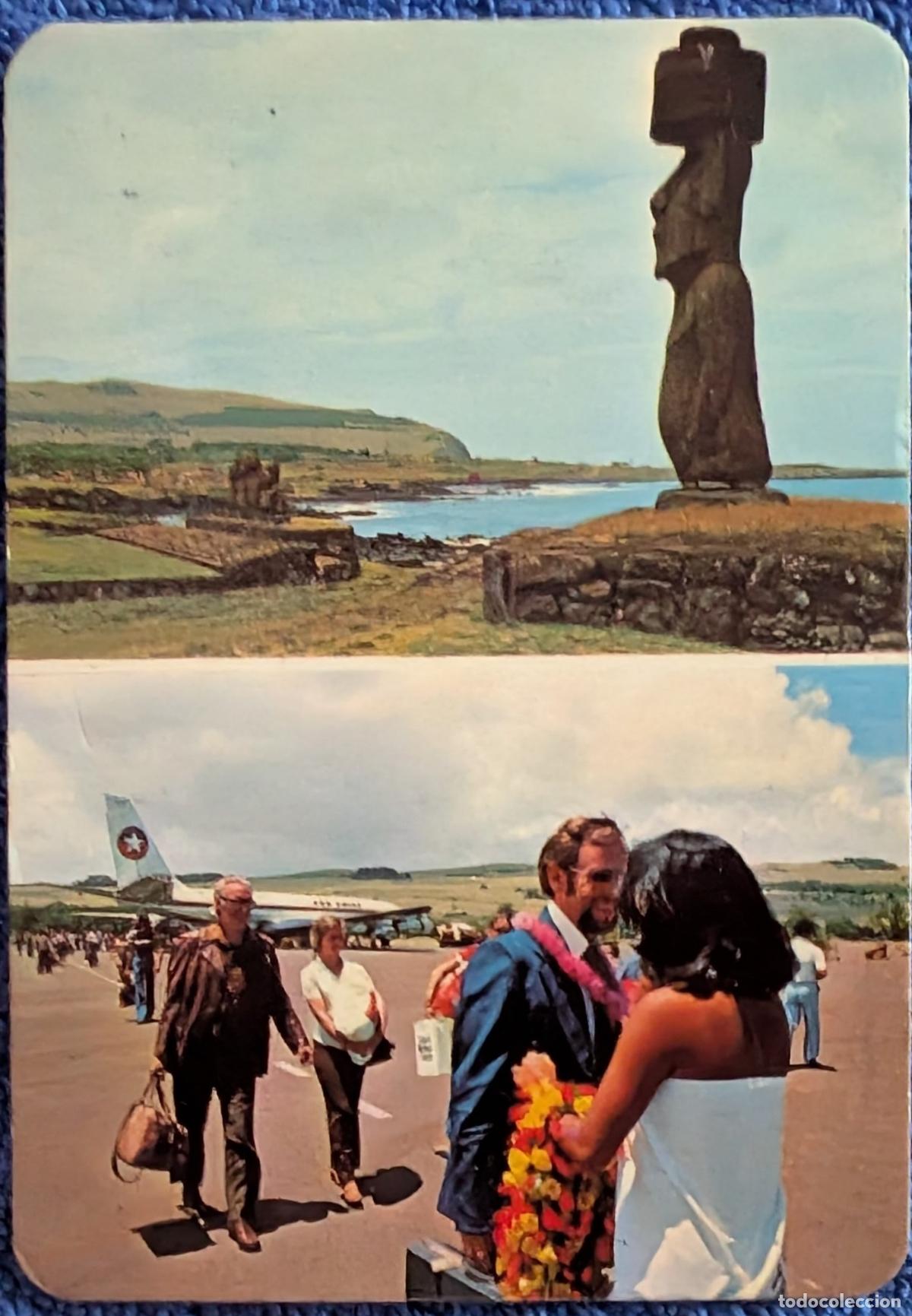 Coleccionismo Calendarios: Calendario de bolsillo de LAN-Chile - Motu-Iti - Rapa-Nui - Isla de Pascua (1979)