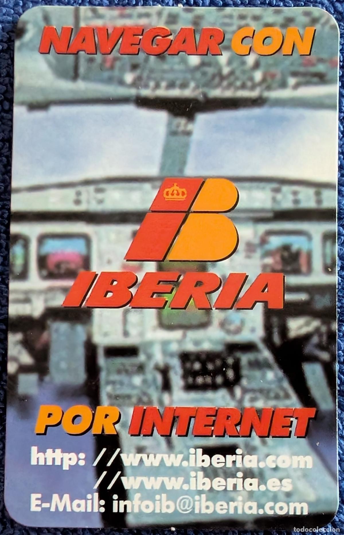 Coleccionismo calendarios: Calendarios de bolsillo - Navegar por internet con Iberia - Iberia (1997)