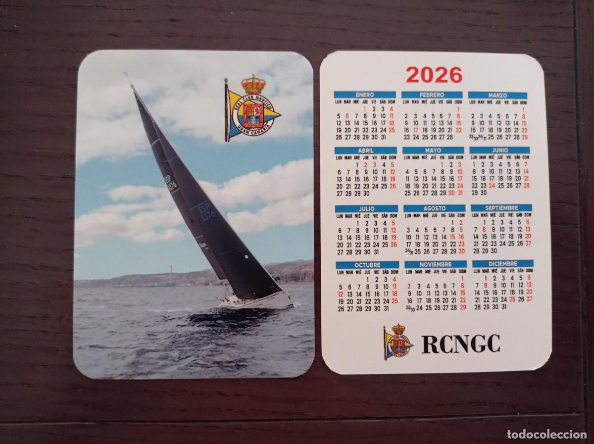 Coleccionismo Calendarios: CALENDARIO PUBLICITARIO. REAL CLUB N&Aacute;UTICO DE GRAN CANARIAS. A&Ntilde;O 2026