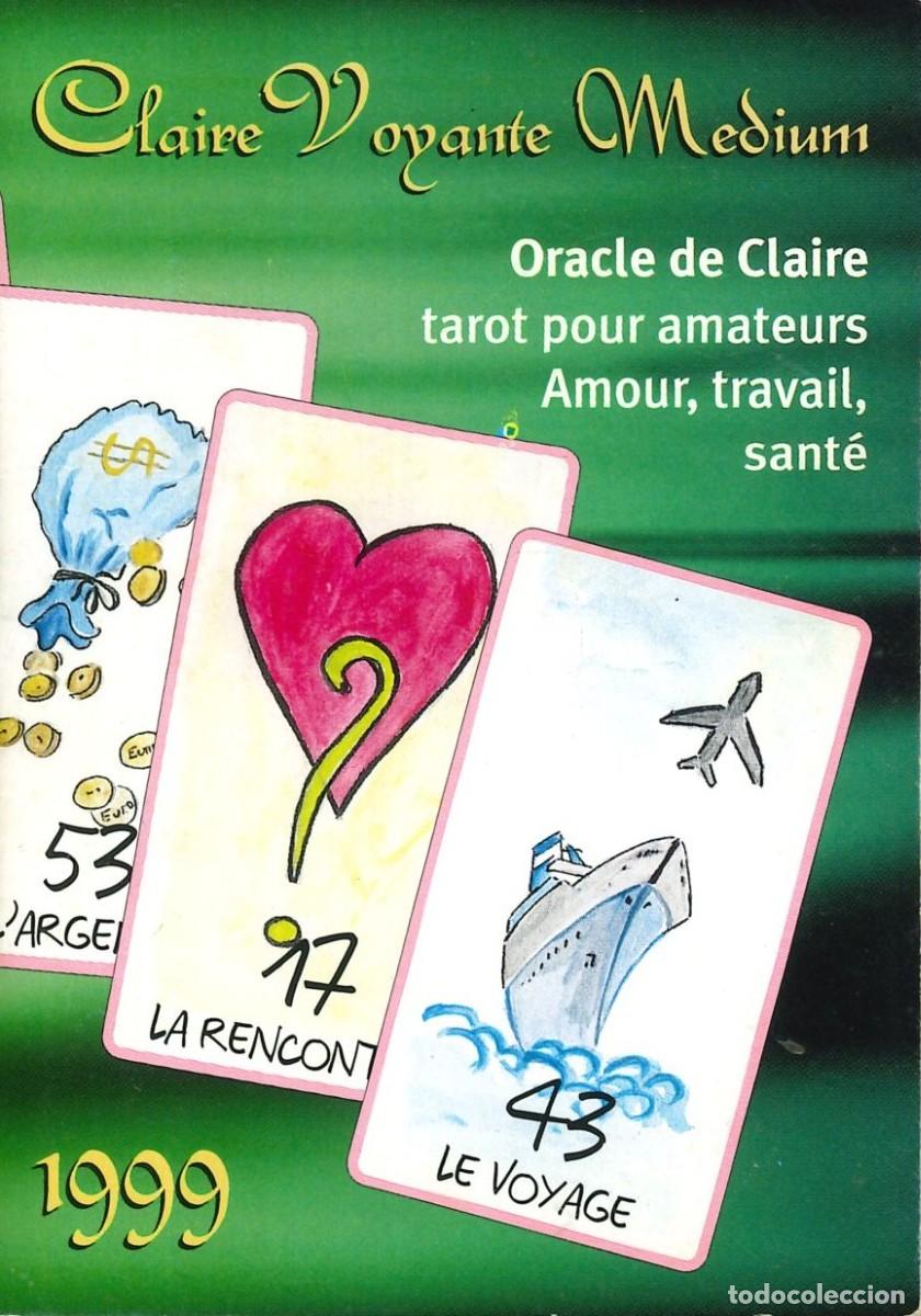 Collezionismo Calendari: CALENDARIO PUBLICIDAD - FRANCIA - CLAIRE VOYANTE MEDIUM (DIPTICO) - A&Ntilde;O 1999