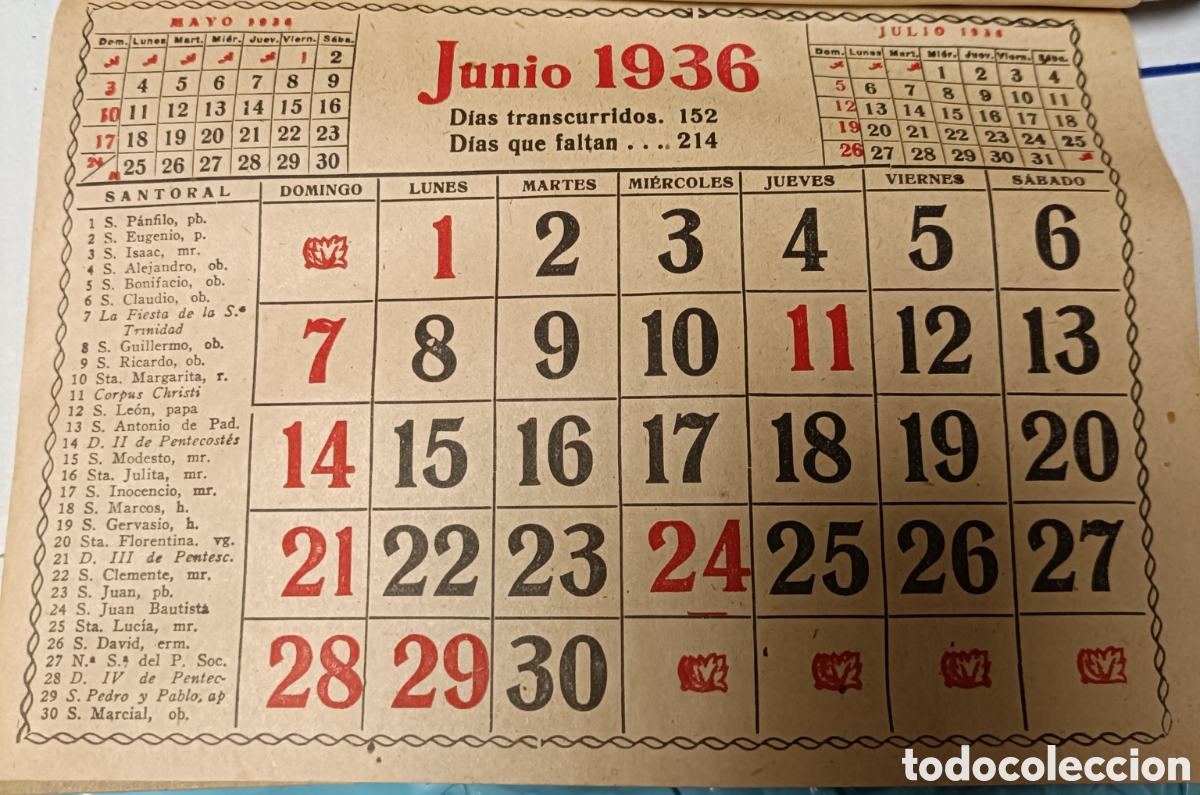 Coleccionismo calendarios: Calendario lamina en relieve - Foto 8