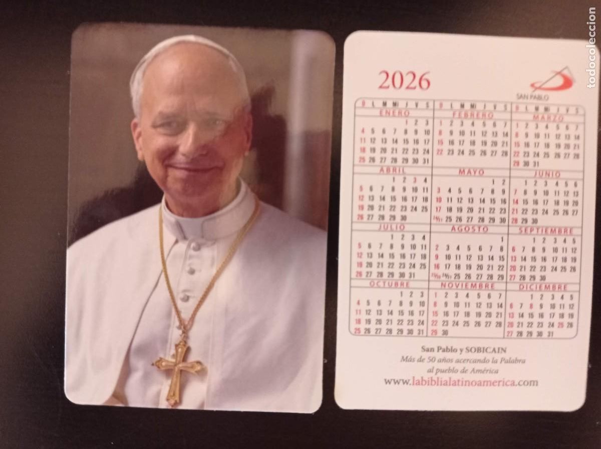 Colecionismo Calend&aacute;rios: CALENDARIO PUBLICITARIO. LIBRER&Iacute;A EDITORIAL SAN PABLO Y SOBICAIN. A&Ntilde;O 2026