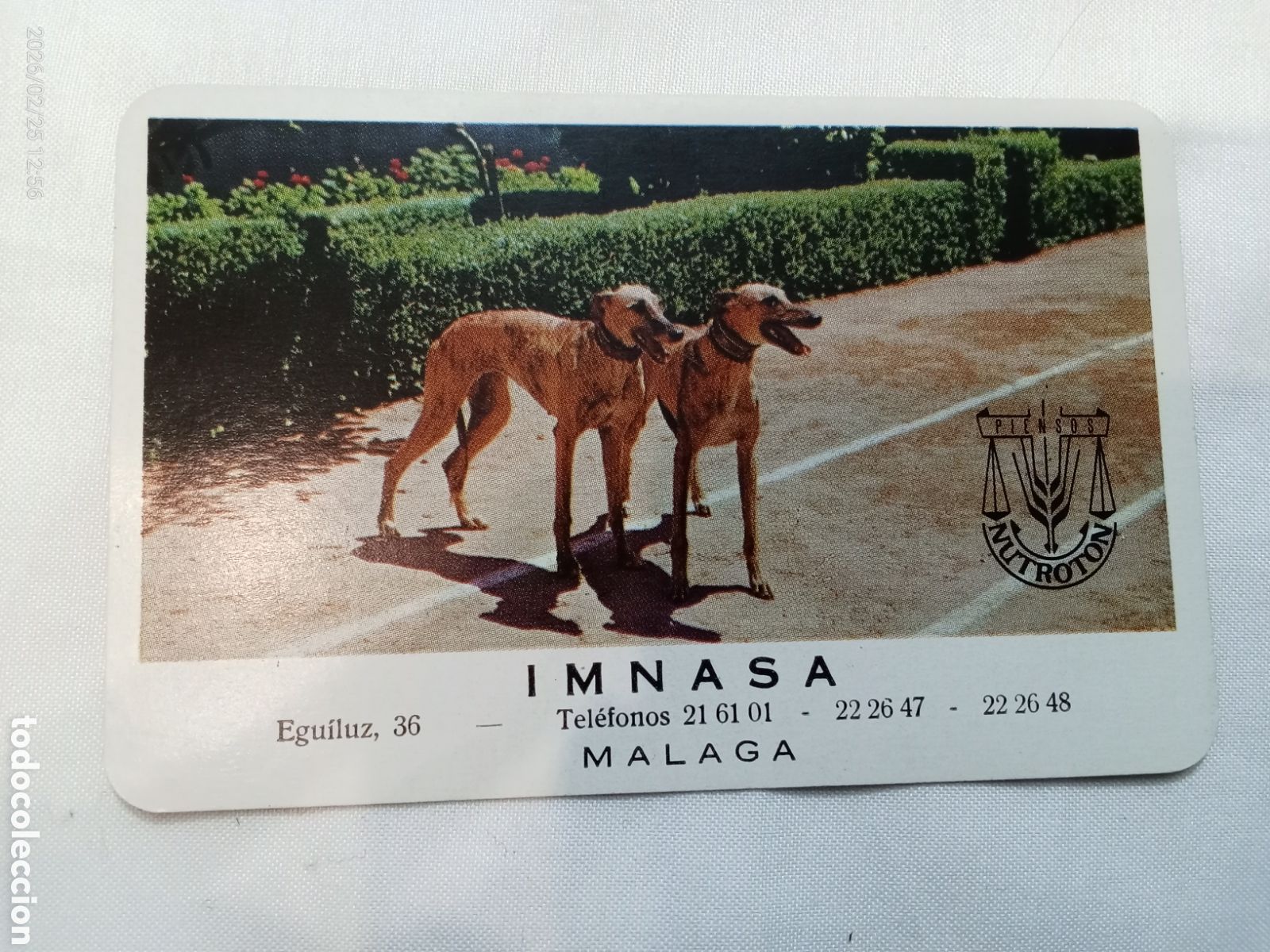 Collectables Calendars: Calendario Fournier Imnasa M&aacute;laga 1969