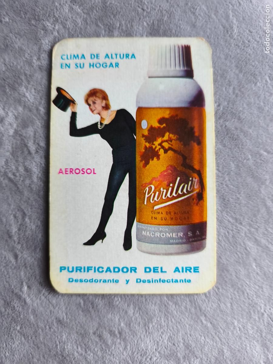 Sammeln von Kalendern: CALENDARIO 1965 PURIFICADOR DEL AIRE NACROM