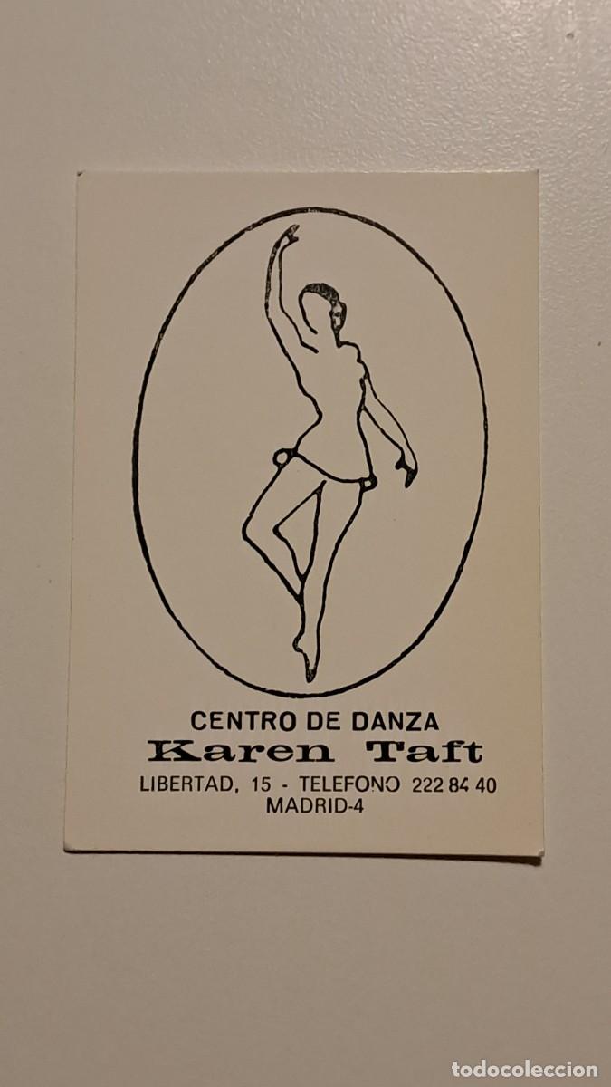Coleccionismo Calendarios: CALENDARIO BOLSILLO CENTRO DANZA KAREN TAFT. A&Ntilde;O 1983