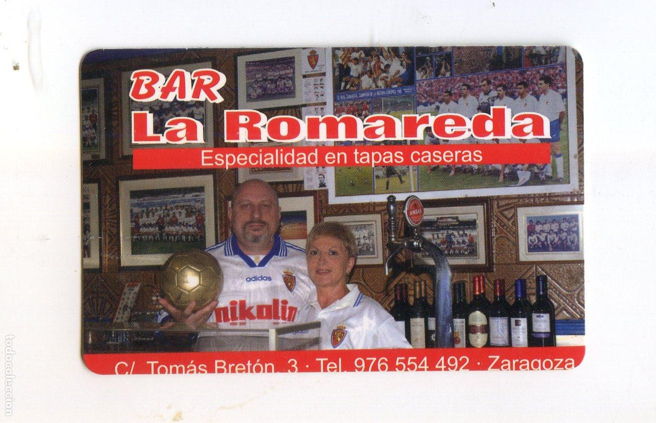 Colecionismo Calend&aacute;rios: Calendario 2006 Bar La Romareda, Zaragoza, f&uacute;tbol