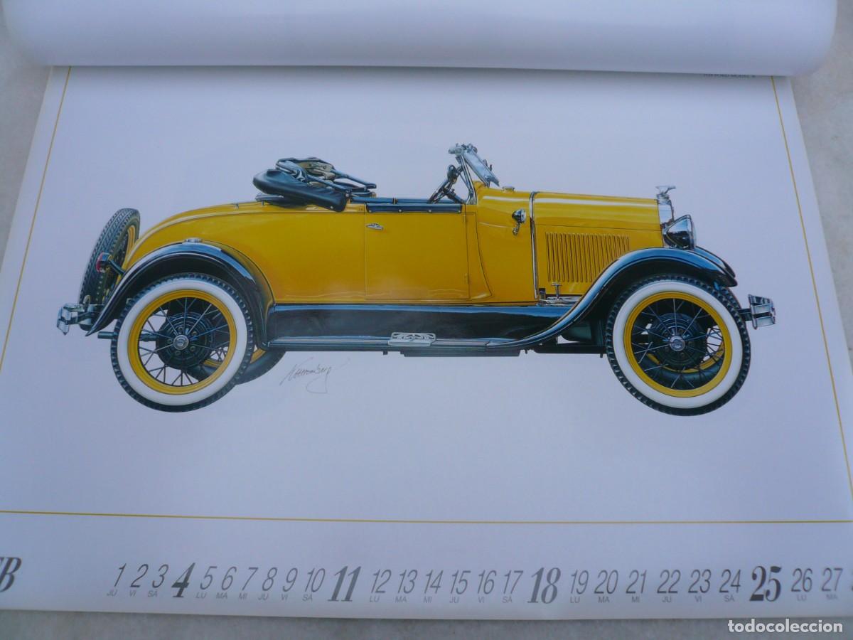 Coleccionismo calendarios: CALENDARIO FORD 1990 GRAN FORMATO - Foto 4