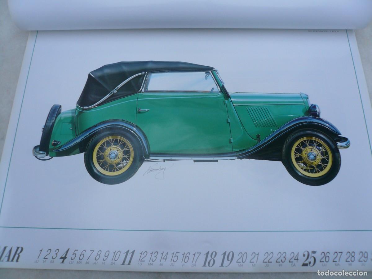 Coleccionismo calendarios: CALENDARIO FORD 1990 GRAN FORMATO - Foto 5